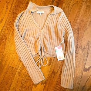 Hazel Moon Cropped Sweater!!